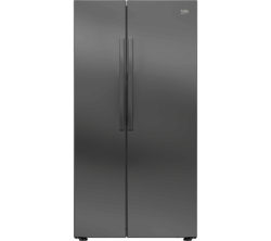 BEKO RAS121LS American-Style Fridge Freezer - Silver